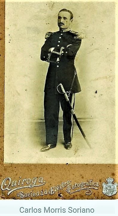 Carte de visite del estudio Quiroga