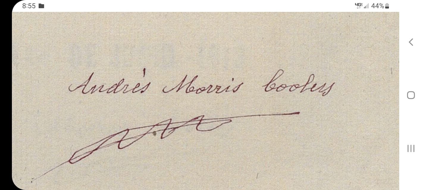 Su firma al pie