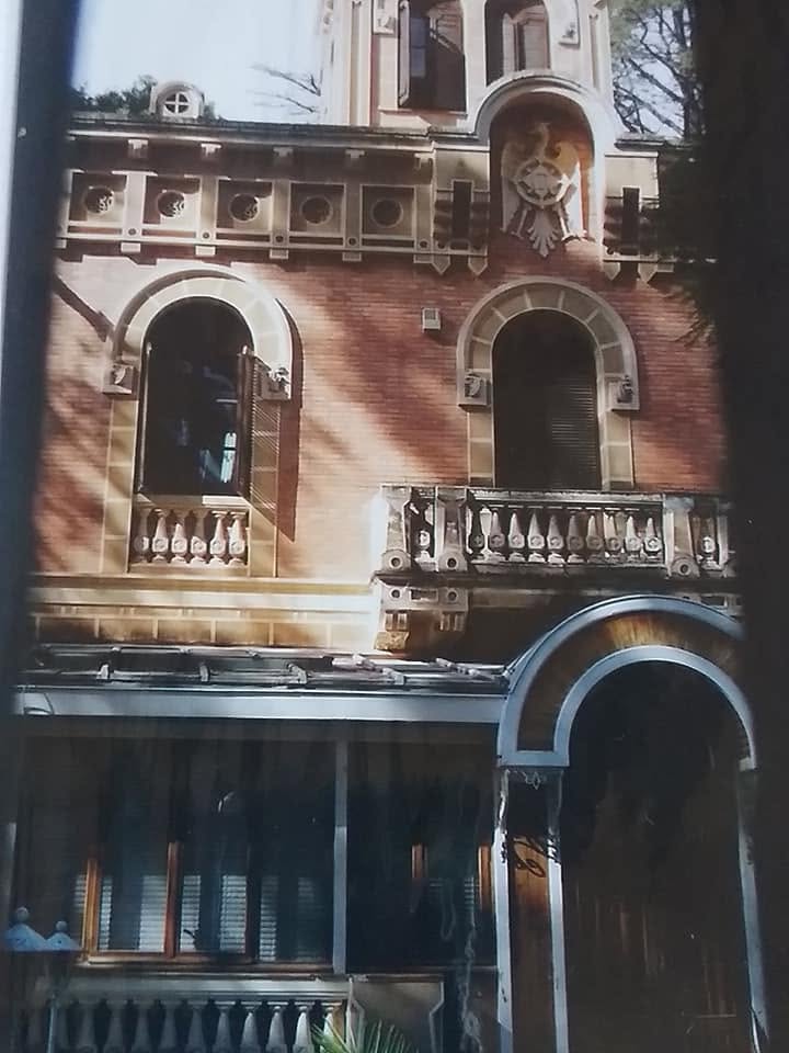 Detalle de la galería y los balaustres