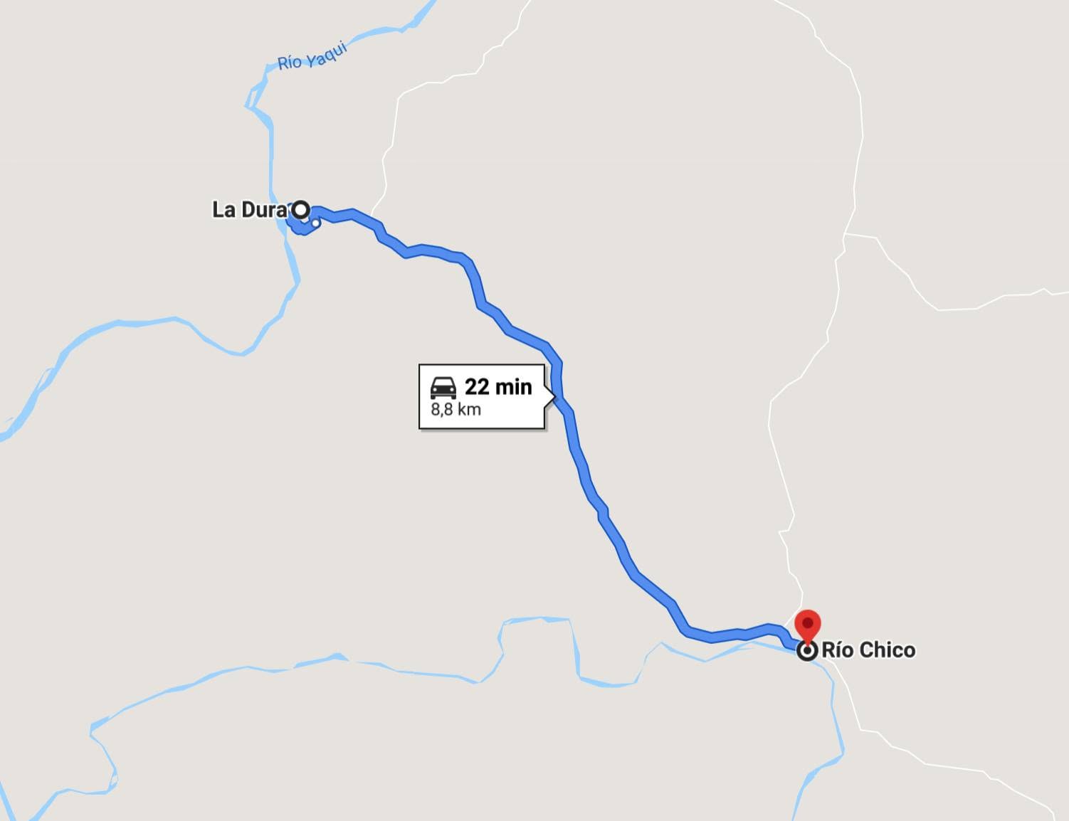 De La Dura a Río Chico