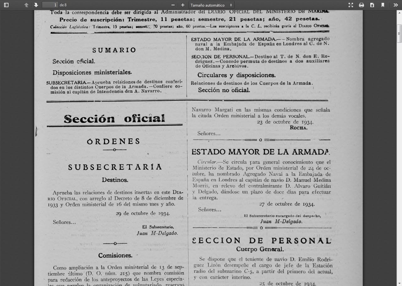 Diario Oficial de la Marina