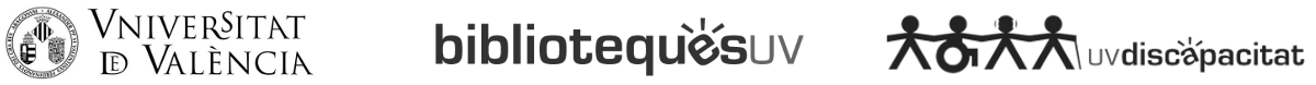 Logotipos UV y redirección página inicio.
