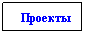 Text Box: Проекты