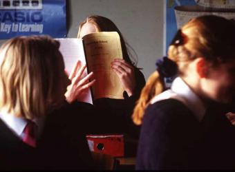 Alumnas de un colegio britnico