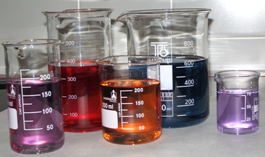vasos de precipitados de vidrio