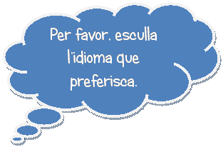 Llamada de nube: Per favor, esculla l’idioma que preferisca.
