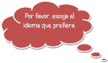 Llamada de nube: Por favor, escoja el idioma que prefiera.