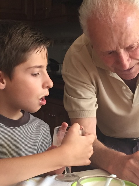 Ruben and his grandfather