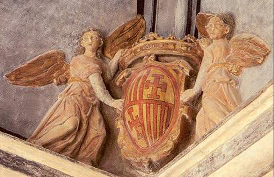 21._monasterio_de_san_miguel_de_los_reyes__valencia._escudo_duque_calabria_en_boveda_escalera_paso_entre_claustros.jpg