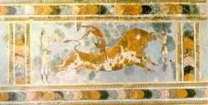 Escena de tauromaquia-Cnosos
