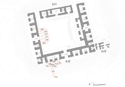 Plano de La Blanca e intervenciones 2012