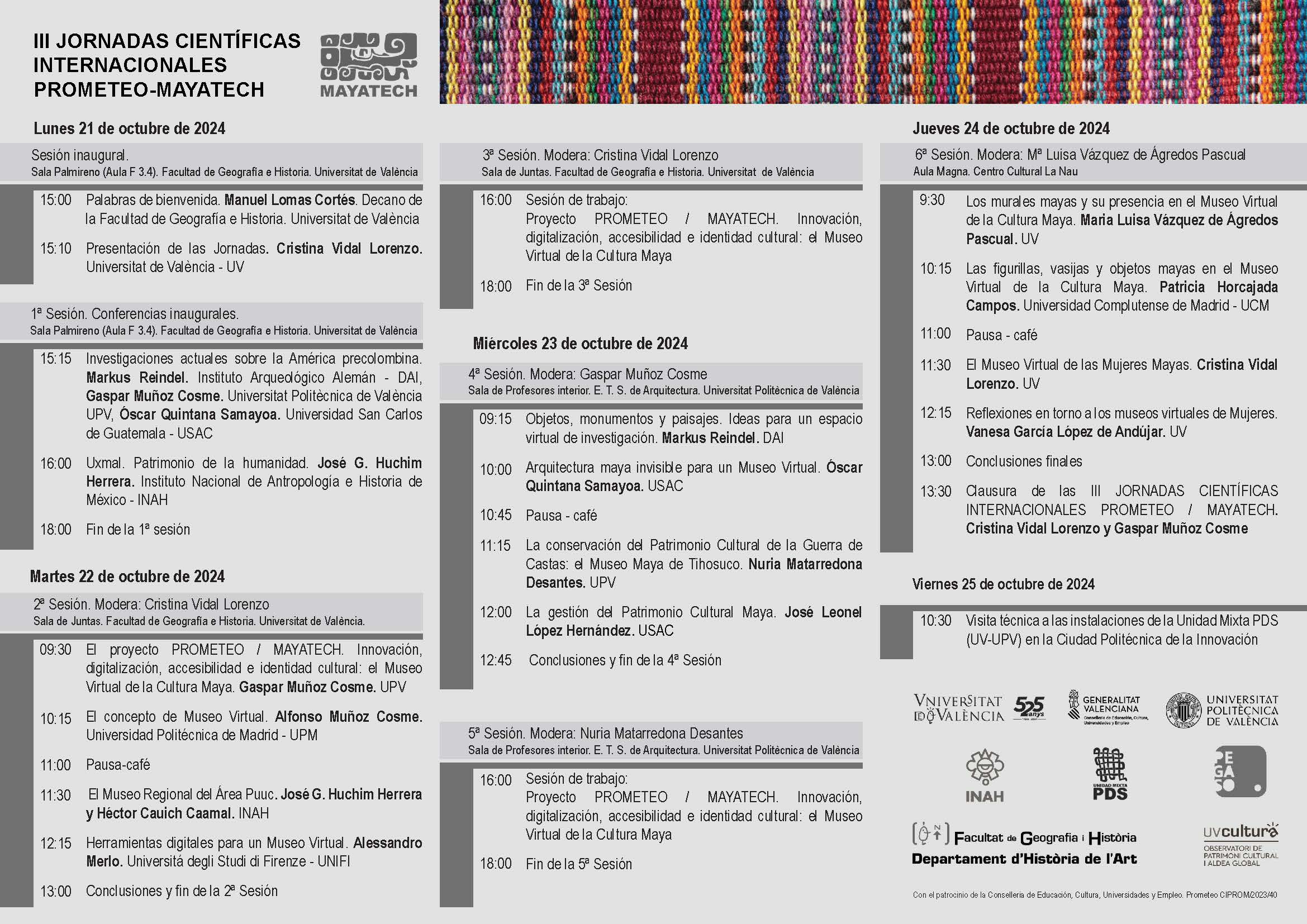 Programa de las jornadas