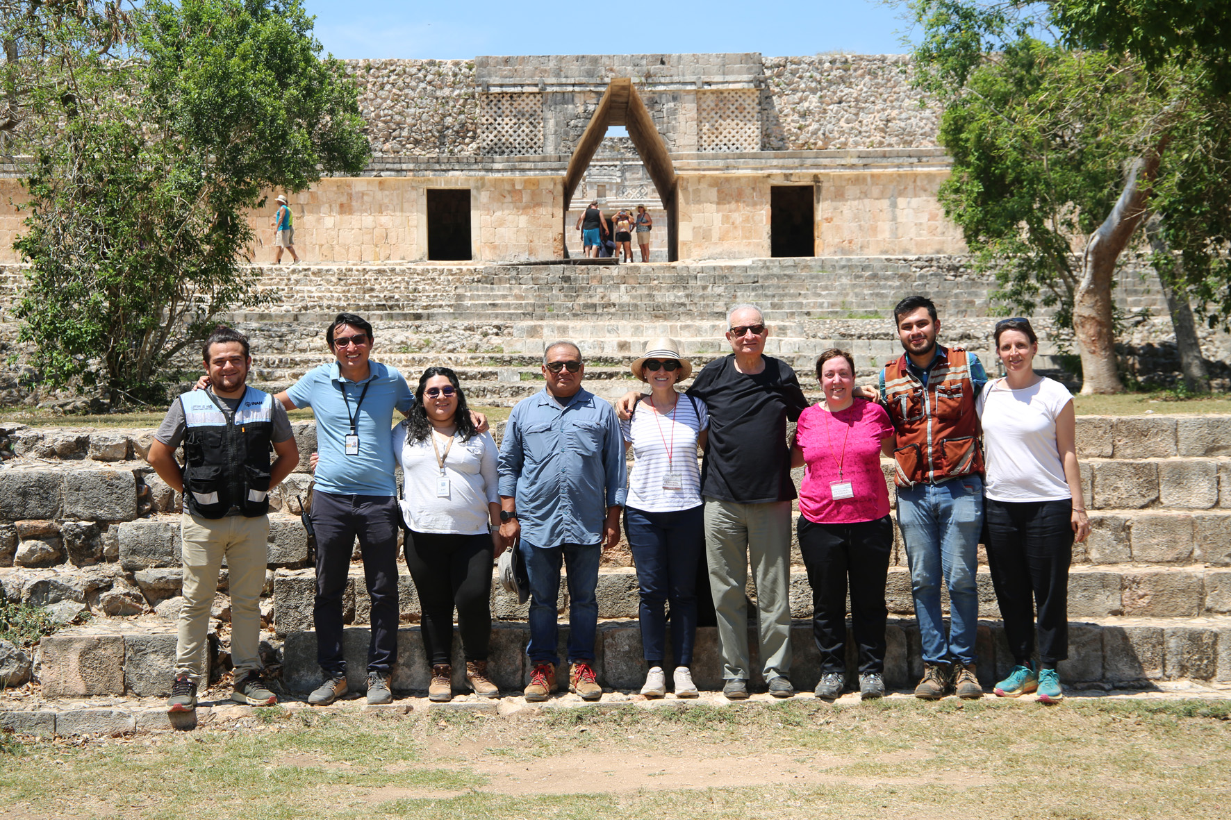 Primer dia de campo en la tercera temporada del proyecto Uxmal-2024