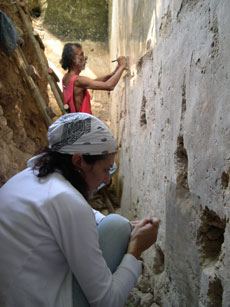 Inicio de los trabajos de arqueología en la Acrópolis de La Blanca (Foto Gaspar Muñoz).