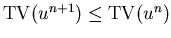 ${\rm TV}(u^{n+1}) \leq {\rm TV}(u^n)$