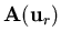 ${\bf A}({\bf u}_r)$