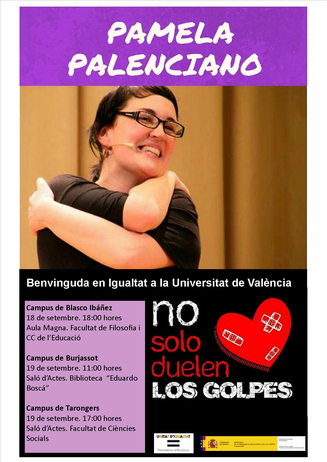 Pamela Palenciano-Benvinguda en Igualtat UV