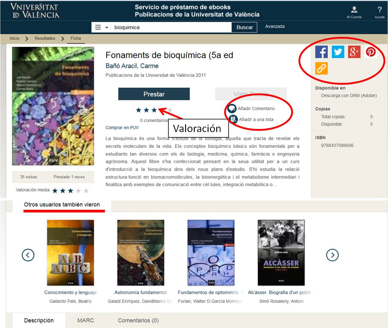 Ficha del libro