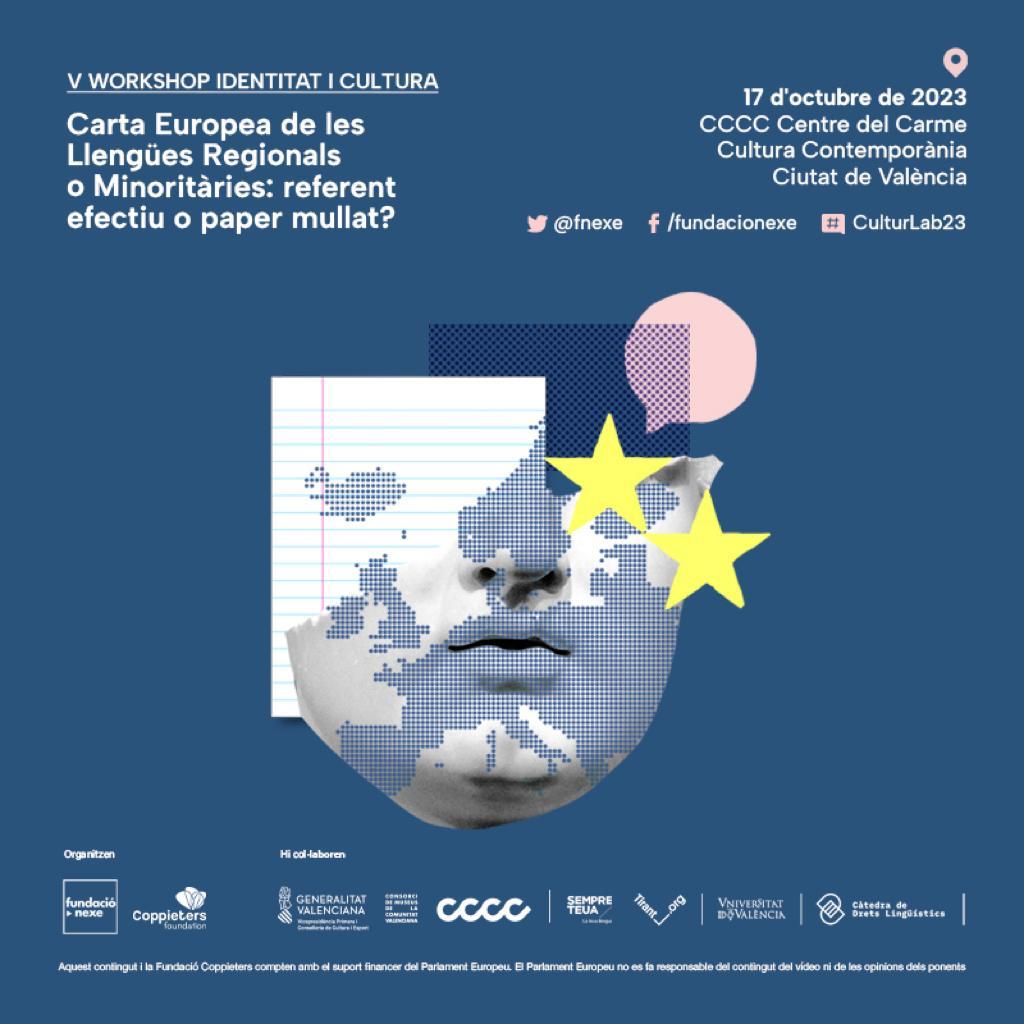 Cartell  Vé Workshop sobre Identitat i Cultura del proper dia 17 d’Octubre 