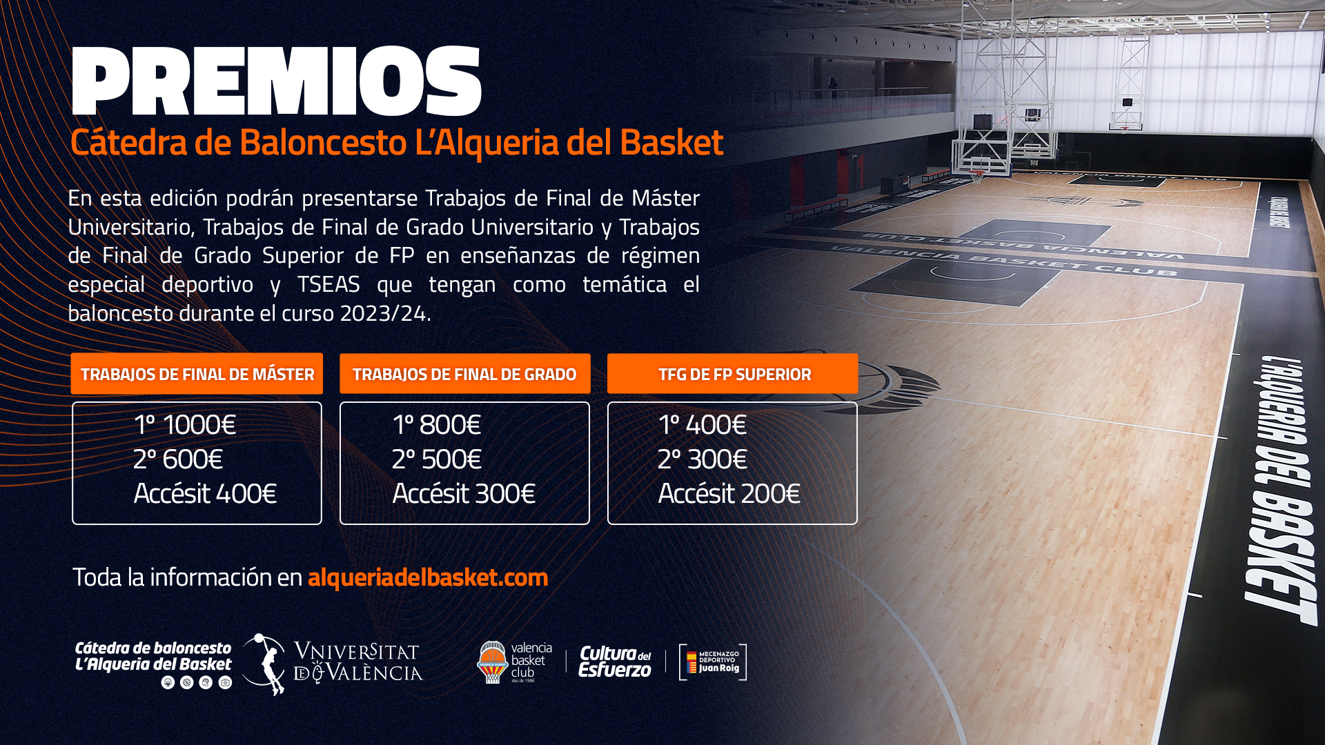 Cartel de los premios