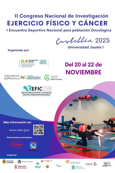 Cartel del congreso con la participación de la Cátedra