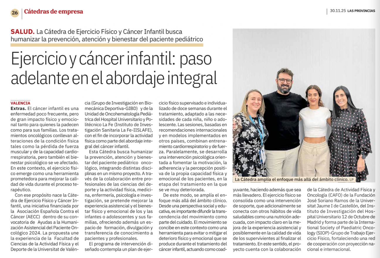 Fragmento del texto en Las provincias