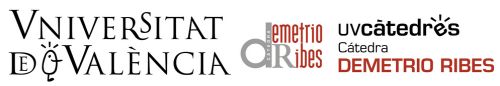 Logo de la Cátedra Demetrio Ribes UV (castellano)