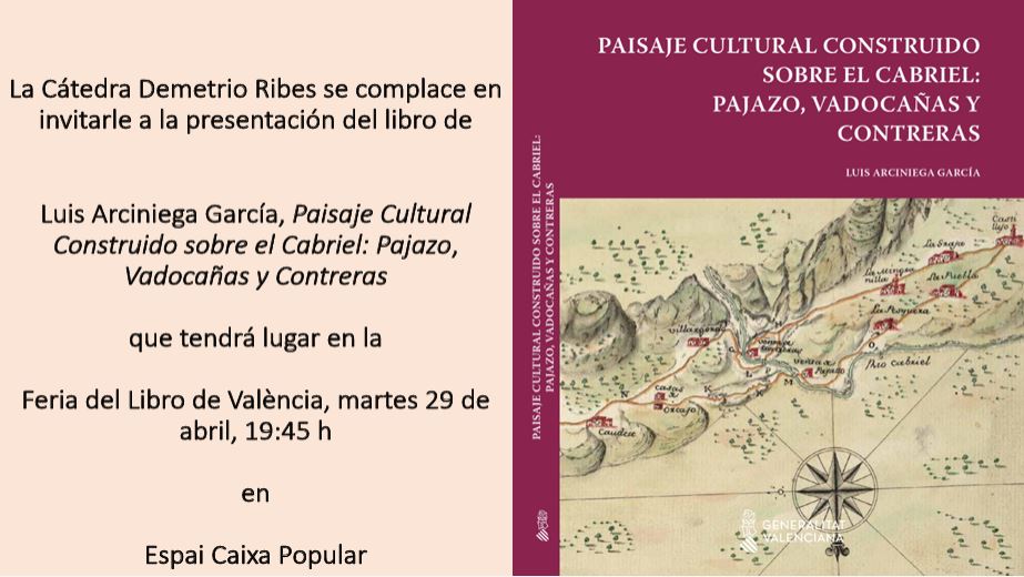 Invitació amb el títol del llibre i la data de la presentació: 29 d'abril de 2025.