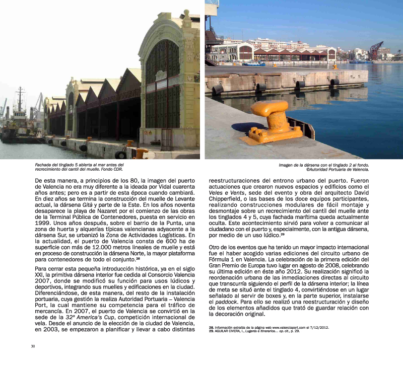 Los tinglados del puerto de Valencia