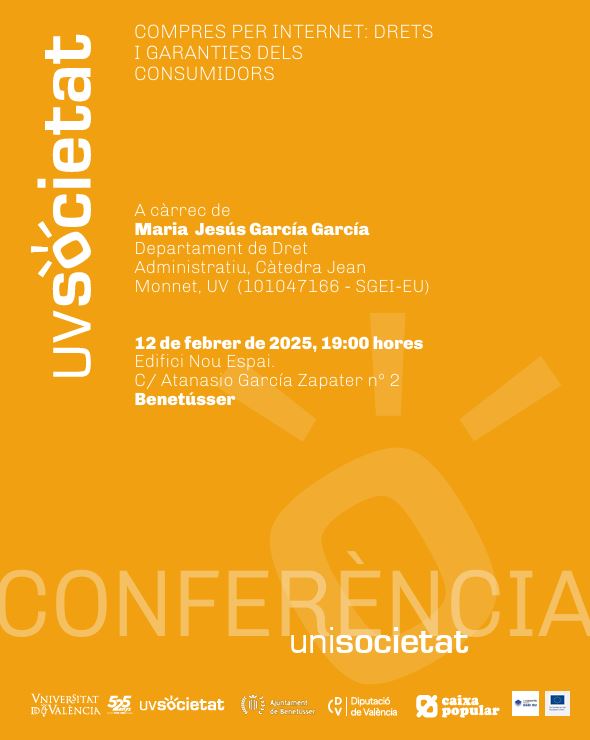 Cartell de la conferència de la càtedra jean monnet sgei-eu