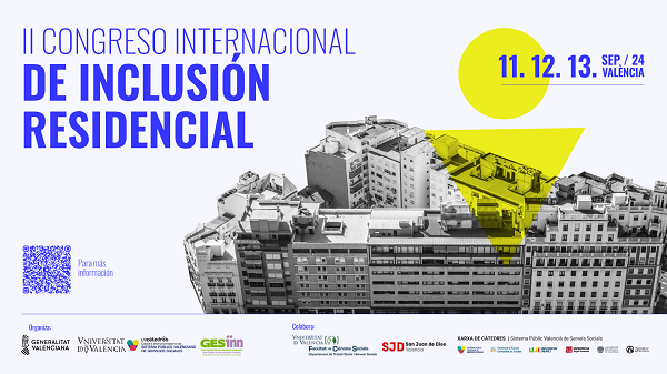 Cartell de l'II Congrés Internacional d'Inclusió residencial (11-13/09/2024)