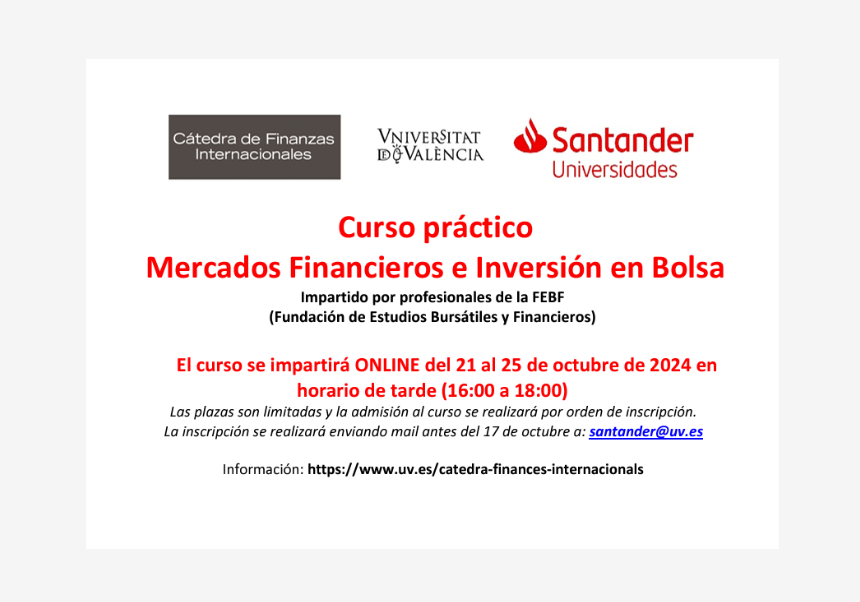 Cartel del curso