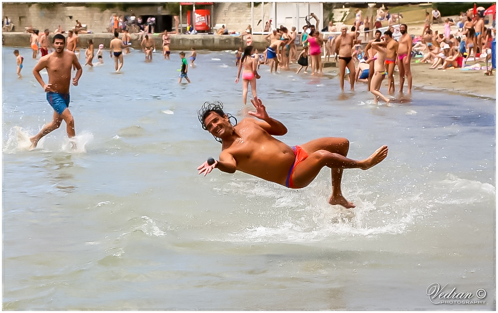 Picigin, el joc practicat a Croàcia. Foto: Vedran Photography