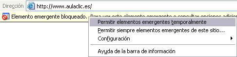 Cómo saltar el bloqueo de elementos emergentes