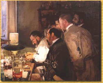 "Una investigacin"
(J.Sorolla 1897, leo sobre lienzo (1,22 x 1,51 ))
Museo Sorolla, Madrid
