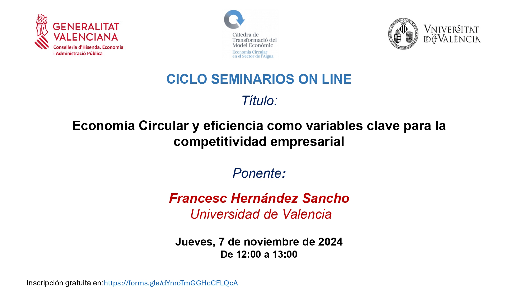 Economía Circular que analizan las claves de la transición hacia un modelo económico más sostenible