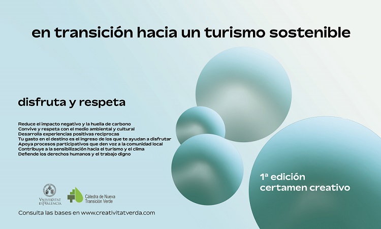 Cartell del concurs amb el text: primer concurs creatiu gaudeix i disfruta