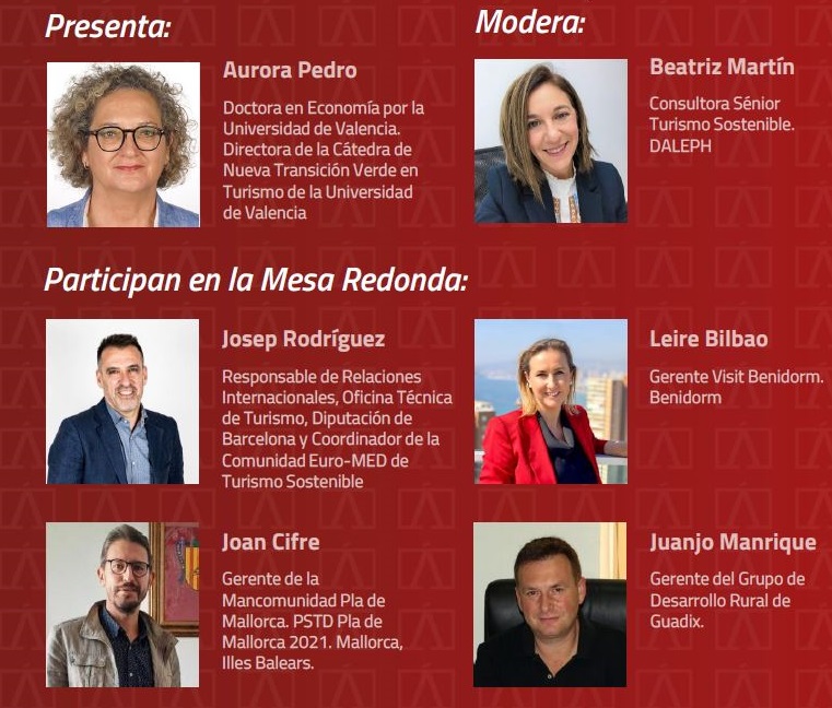 Aurora Pedro (presenter), Beatriz Martín (moderator). Panel discussion: Josep Rodríguez, Leire Bilbao, Joan Cifre and Juanjo Marinque.