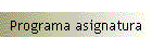 Programa asignatura