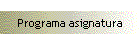 Programa asignatura