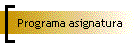 Programa asignatura