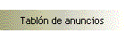 Tabln de anuncios