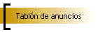 Tabln de anuncios