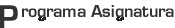 programa asignaturas