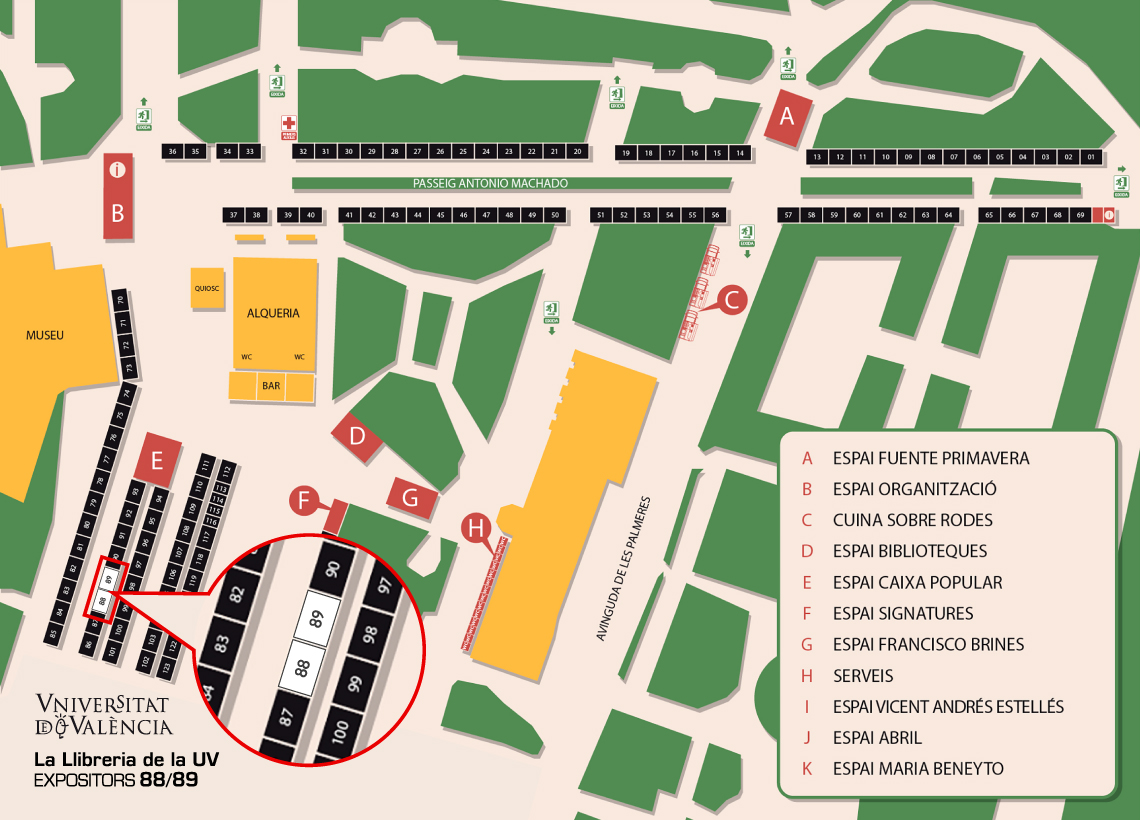 Mapa fira del llibre