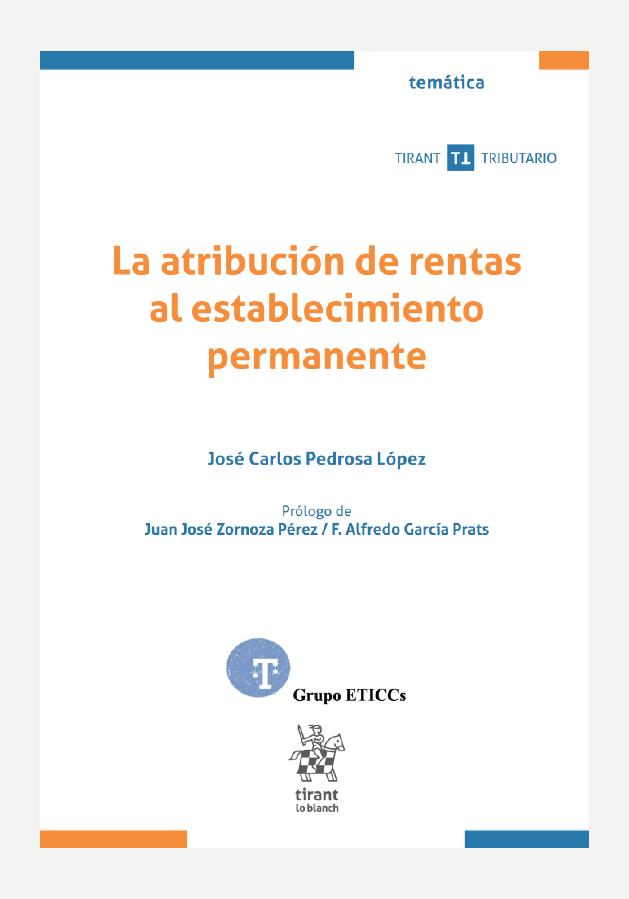 Libro La atribución de rentas al establecimiento permanente