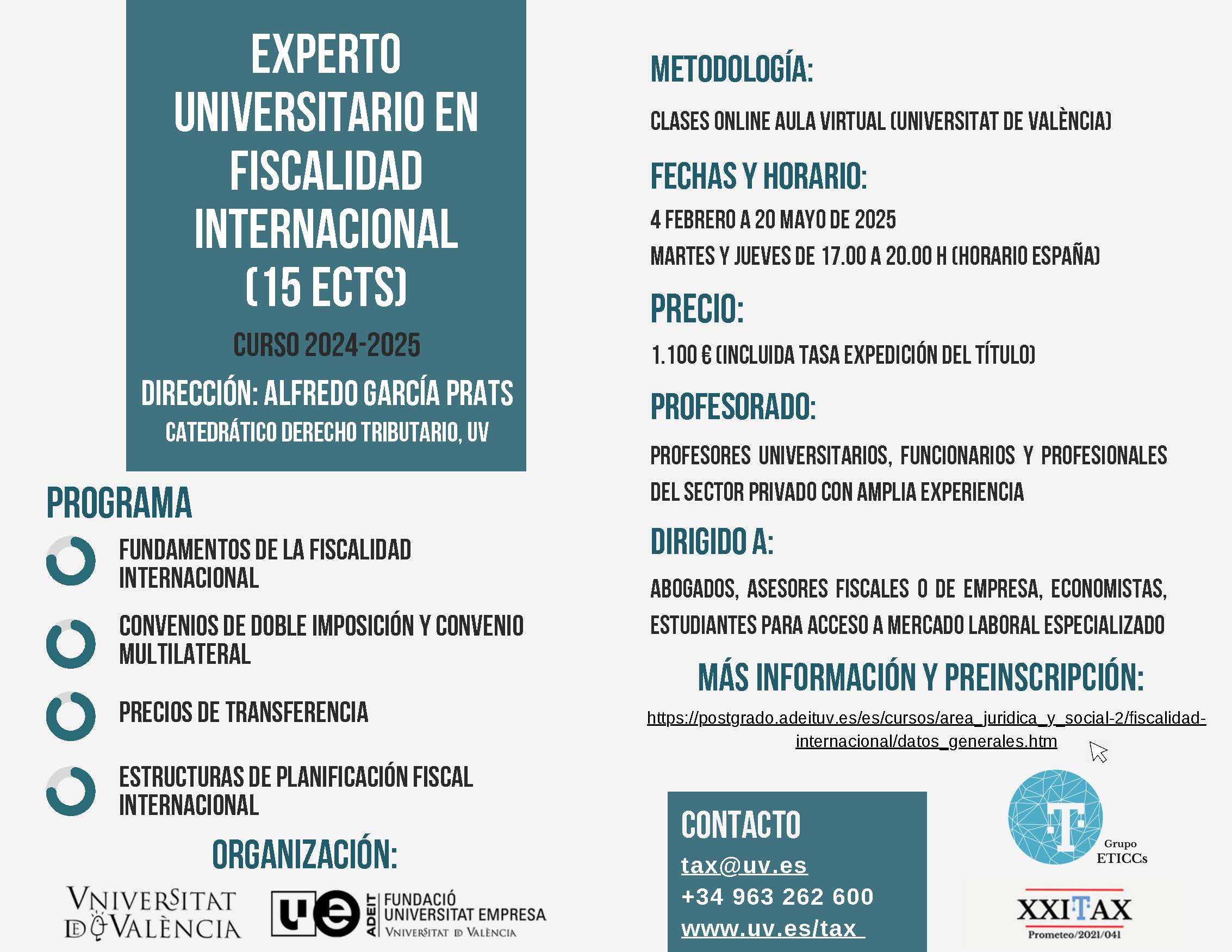 Curso Fiscalidad Internacional