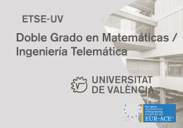 Doble Grado en Matemáticas e Ingeniería Telemática