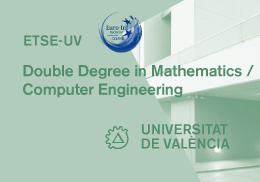 Double Degree in Mathematics and Computer Engineering