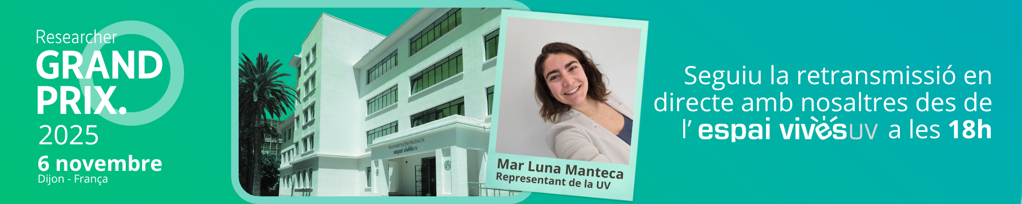 Follow the live broadcast with us from the Espai Vives from 6 pm